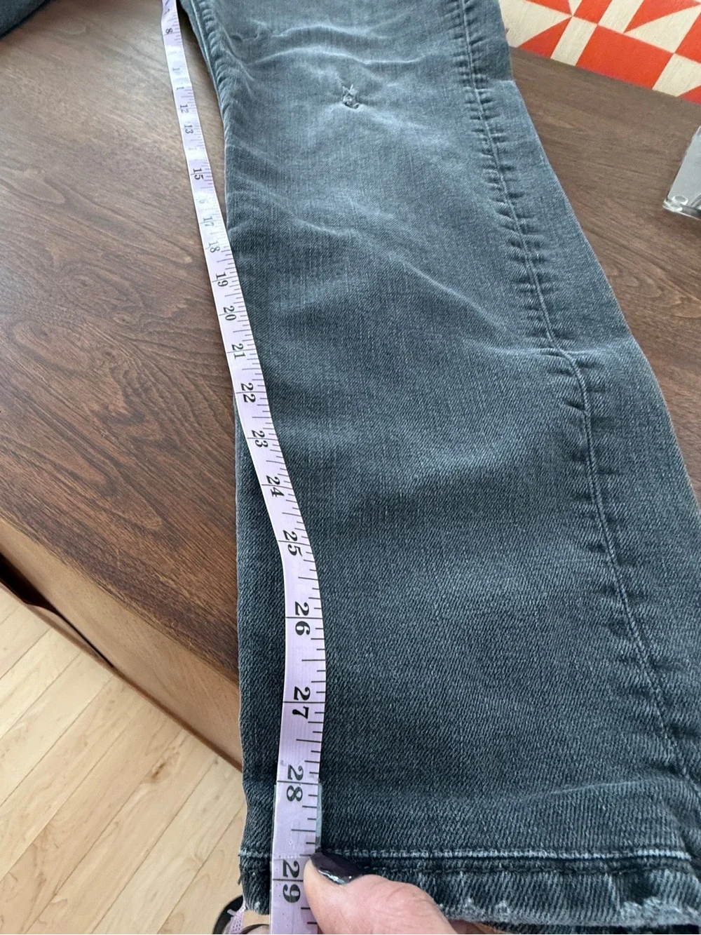 True Religion Geno Relaxed Slim Distressed Jeans Black - Size 32